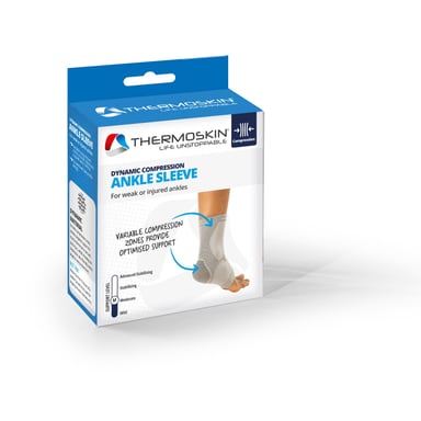 Thermoskin Dynamic Compression Ankle Sleeve Small/Medium 1 each