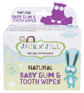 Jack N Jill Baby Gum & Tooth Wipes 25 pack