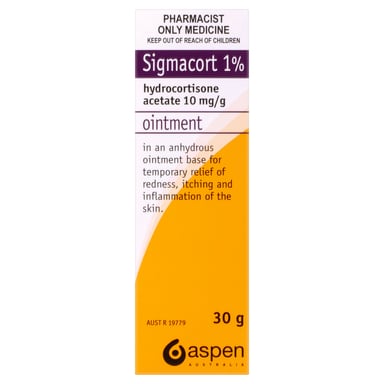Sigmacort Ointment 1% - 30g