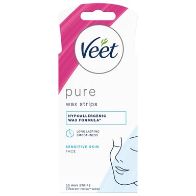 Veet Pure Face Wax Strips 20 pack
