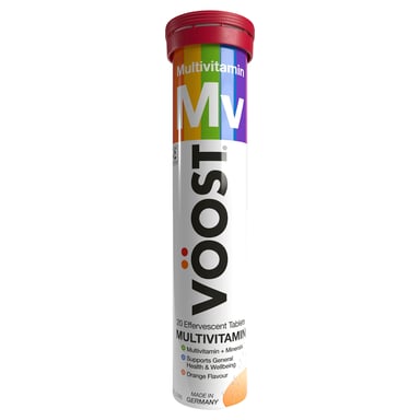 Voost Multivitamin Orange Effervescent 20 tablets