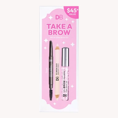 Designer Brands Take A Brow Kit Light To Medium 3 piece