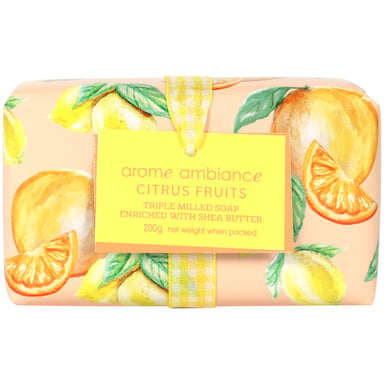 Arome Ambiance Wrapped Triple Milled Soap Citrus Fruits 200g
