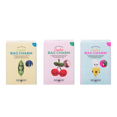 Discovery Zone Crochet Keyring Assorted 1 each