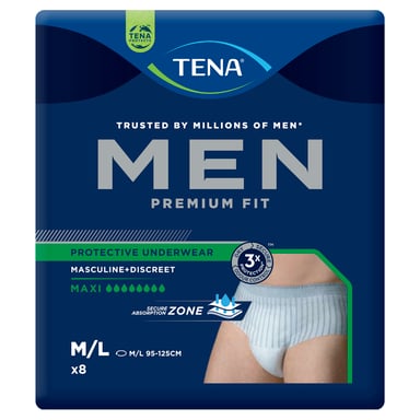 Tena Pants Men Moderate to Heavy Level 4 - 8 pack