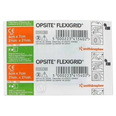 Opsite Flexigrid 6cm X 7cm - 1 each