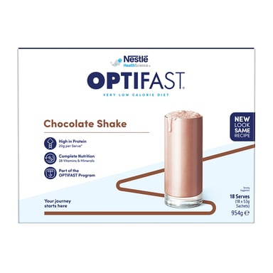 Optifast VLCD Shake Chocolate 18 pack