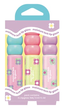 GFA Daisy Moisture Lip Gloss Set 3 piece