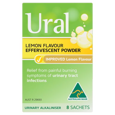 Ural Effervescent Powder Sugar Free 4g - 8 sachets