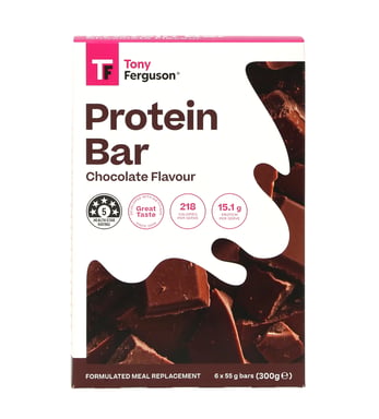 Tony Ferguson Protein Meal Replacement Chocolate Bar 6 pack