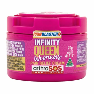 PAIN BLASTER Infinity Queen Women's Pain Relief Cream by Athelite 70g
