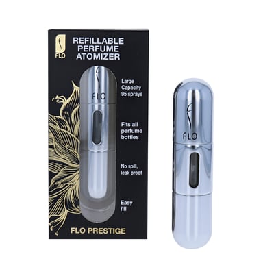 Flo Refillable Perfume Atomizer Silver 6ml
