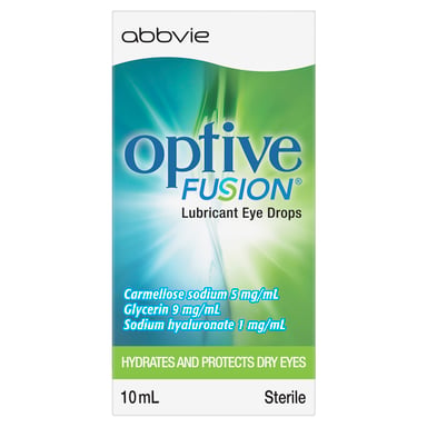 Optive Fusion Eye Drops 10ml