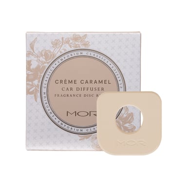 Mor Emporium Classics Crème Caramel Car Diffuser - Refill Disc 1 each