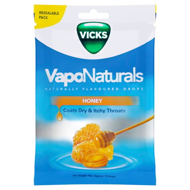 Vicks VapoNaturals Honey Drops 19 lozenges