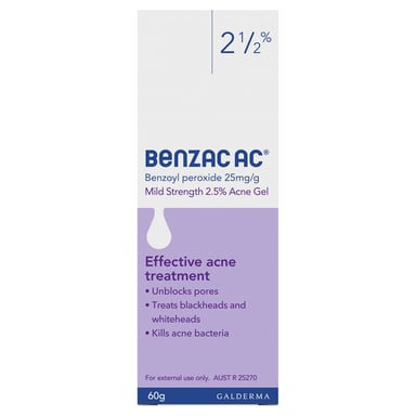 Benzac AC Gel 2.5% - 60g