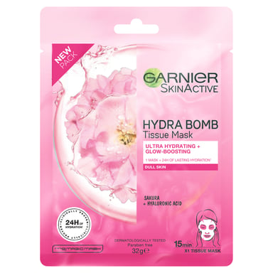 Garnier SkinActive Hydrabomb Face Tissue Mask Sakura 32g