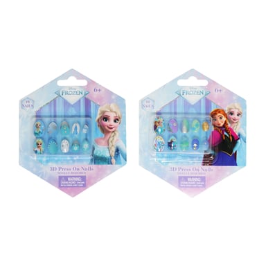 Disney Frozen 3D Press On Nails Assorted 1 each