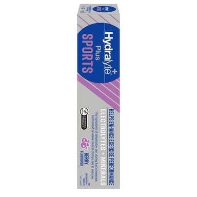 Hydralyte Plus Sports Effervescent Berry 20 tablets
