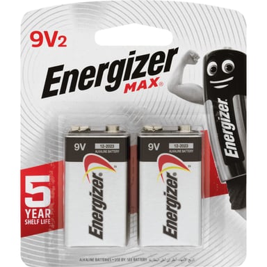 Energizer Max 522 9V BP2T - 2 pack