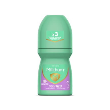 Mitchum Anti Perspirant Roll On Deodorant Shower Fresh 50ml