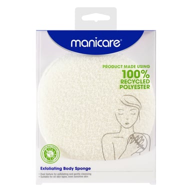 Manicare Exfoliating Body Sponge 1 each
