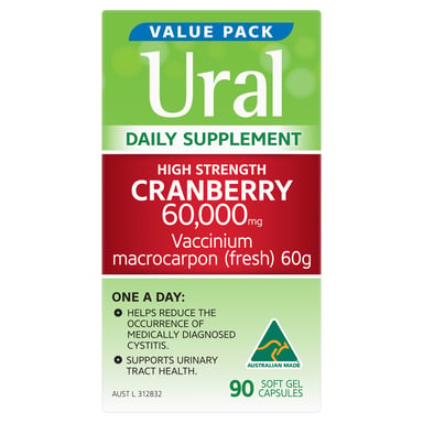 Ural High Strength Daily Cranberry 90 capsules