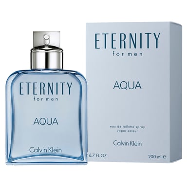 Calvin Klein Eternity For Men Aqua EDT Spray 200ml