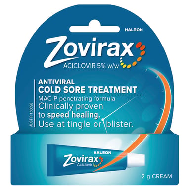 Zovirax Cold Sore Cream Tube 2g