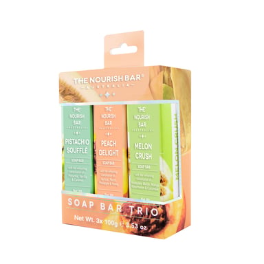 The Nourish Bar Nourishing Soap Bar Trio 1 each