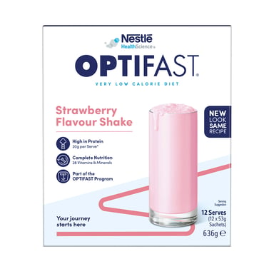 Optifast VLCD Shake Strawberry 12 pack
