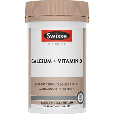 Swisse Ultiboost Calcium + Vitamin D  150 tablets