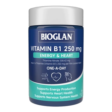 Bioglan Vitamin B1 250mg - 75 tablets