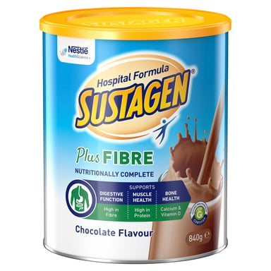 Sustagen Hospital Formula Plus Fibre Chocolate Flavour 840g