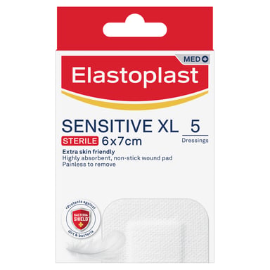 Elastoplast Sensitive XL Dressing 6 x 7cm - 5 pack