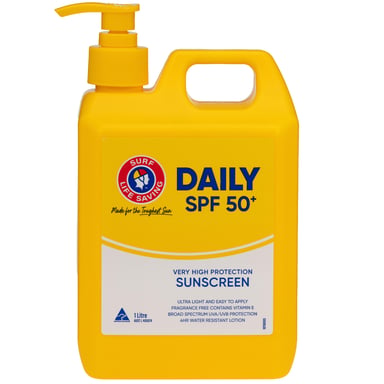 Surf Life Saving Sunscreen SPF50+ Daily Pump 1 litre