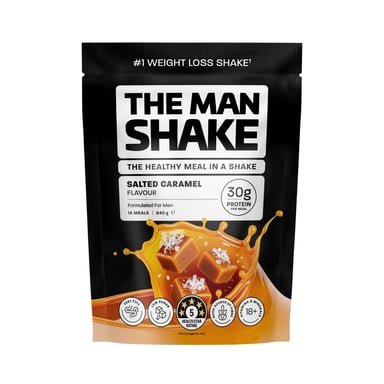 The Man Shake Meal Replacement Salted Caramel 840g