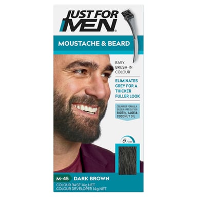 Just For Men Brush-In Colour Gel Beard Dark Brown-Black 1 pack