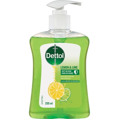 Dettol Antibacterial Hand Wash Pump Lemon & Lime 250ml