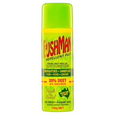 Bushman Repellent Plus Sunscreen Aerosol 150g