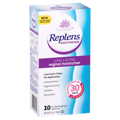 Replens Vaginal Moisturiser Pre-filled Applicators 10 pack