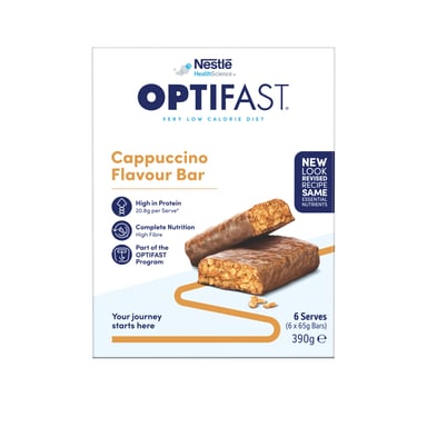 Optifast VLCD Bar Cappuccino 65g - 6 pack