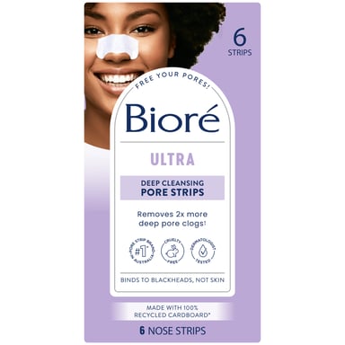 Biore Ultra Deep Cleansing Pore Strips 6 pack