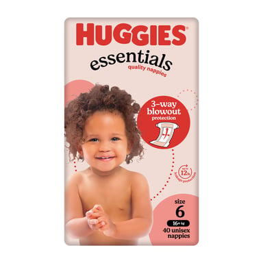 Huggies Nappies Essentials Junior 40 pack