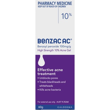 Benzac AC Gel 10% - 60g