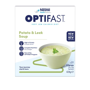 Optifast VLCD Soup Potato Leek 8 pack