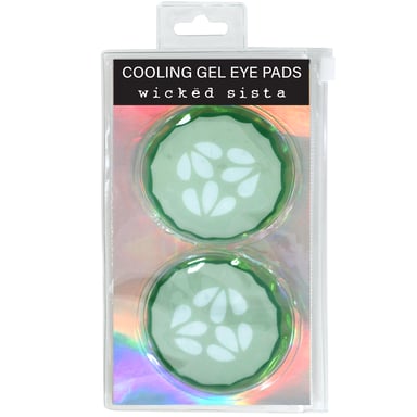 Wicked Sista Cooling Gel Eye Pads Cucumber 2 piece