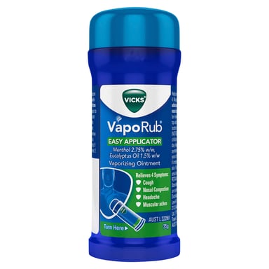 Vicks Vaporub Easy Application Ointment 35g