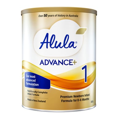 Alula Advance+ Stage 1 Newborn Infant Formula 0-6 Months 800g