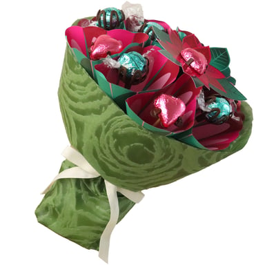 Edible Blooms Poinsettia Bouquet 1 each